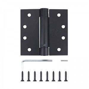 4 Inch Flat Ball Bearing Stainless Steel Black Door Hinges