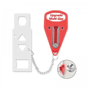 Durable Satin nickel half moon magnetic door stop