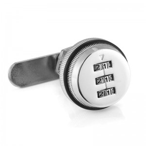 Password Coded Lock with 1-1/8” Cylinder and Chrome Finish